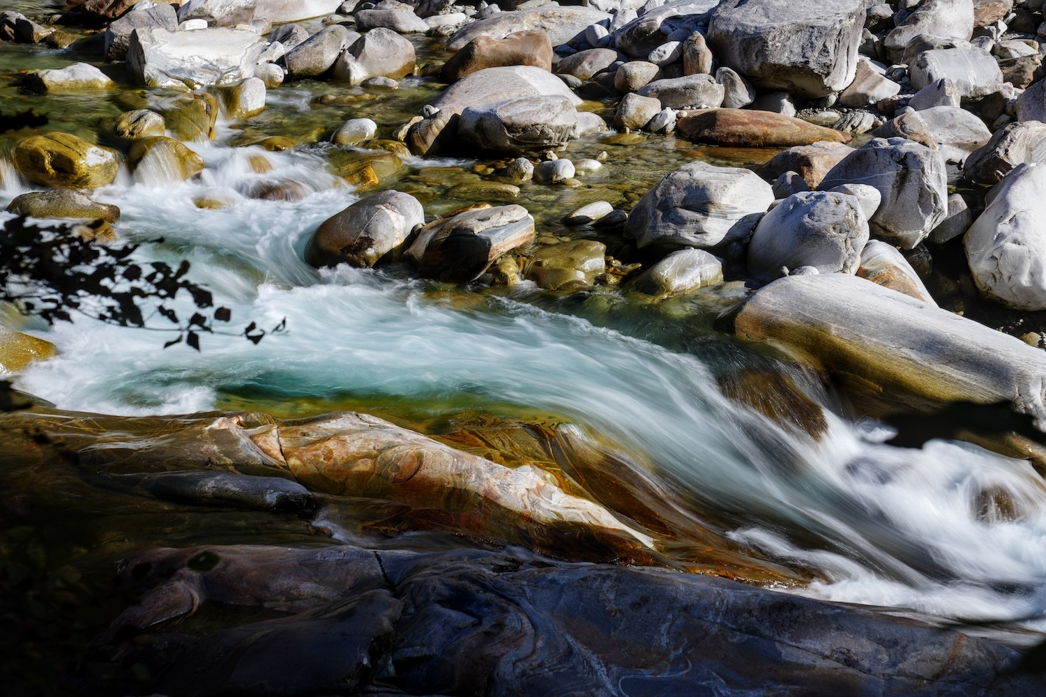 Ein Bergfluss